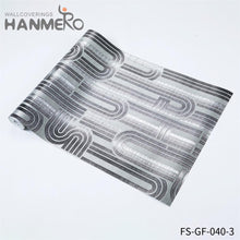 Load image into Gallery viewer, HANMERO PVC Gold Foil Geometric Hot Selling Embossing Modern Bed Room  shopping wallpaper
