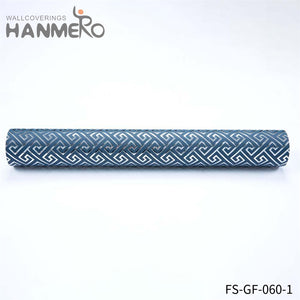 HANMERO Hot Selling Bed Room 0.53*10M temporary wallpaper sale Modern PVC Gold Foil Geometric Embossing