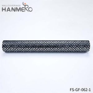 HANMERO Hot Selling PVC Gold Foil Geometric Bed Room 0.53*10M home wall wallpaper Modern Embossing