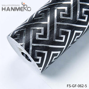 HANMERO Hot Selling PVC Gold Foil Geometric Bed Room 0.53*10M home wall wallpaper Modern Embossing