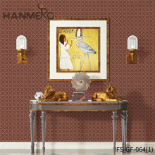 Load image into Gallery viewer, HANMERO Modern Bed Room 0.53*10M unique wallpaper designs Hot Selling PVC Gold Foil Geometric Embossing
