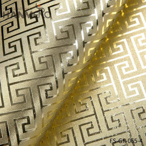 HANMERO Hot Selling Modern Bed Room 0.53*10M wallpaper online shopping Geometric Embossing PVC Gold Foil