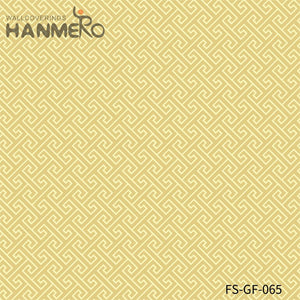 HANMERO Hot Selling Modern Bed Room 0.53*10M wallpaper online shopping Geometric Embossing PVC Gold Foil