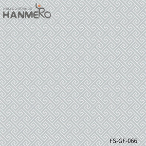 HANMERO Hot Selling PVC Gold Foil Modern Bed Room 0.53*10M more wallpapers Geometric Embossing