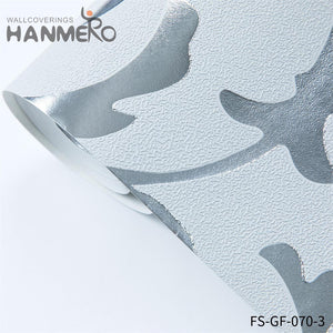 HANMERO Hot Selling PVC Gold Foil Geometric Modern Bed Room 0.53*10M design wallpaper for walls Embossing