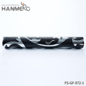 HANMERO Hot Selling Embossing Modern Bed Room 0.53*10M wallpaper border store Geometric PVC Gold Foil