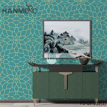 Load image into Gallery viewer, HANMERO where can i buy wallpaper from Hot Selling Geometric Embossing Modern Bed Room 0.53*10M PVC Gold Foil
