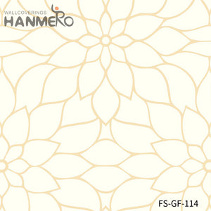 HANMERO wallpaper in living room Hot Selling Geometric Embossing Modern Bed Room 0.53*10M PVC Gold Foil