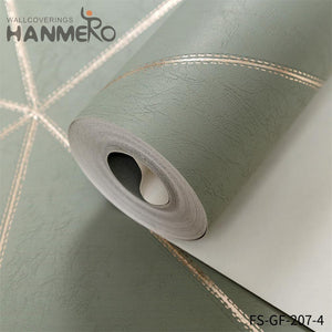 HANMERO PVC Gold Foil Nature Sense 0.53*10M Embossing Modern Living Room Geometric wallpaper home decor