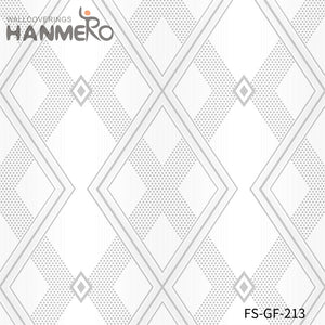 HANMERO PVC Gold Foil Living Room Geometric Embossing Modern Nature Sense 0.53*10M wallpaper for room