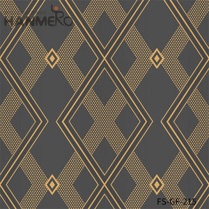 HANMERO PVC Gold Foil Nature Sense Geometric Living Room Modern Embossing 0.53*10M unique wallpaper for walls