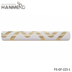 HANMERO PVC Gold Foil Embossing Geometric Nature Sense Modern Living Room 0.53*10M purchase wallpaper