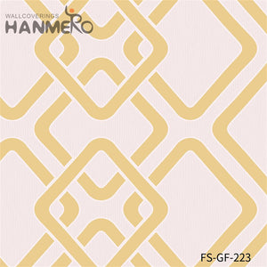 HANMERO PVC Gold Foil Embossing Geometric Nature Sense Modern Living Room 0.53*10M purchase wallpaper