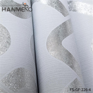 HANMERO PVC Gold Foil Geometric Nature Sense Embossing Modern Living Room 0.53*10M wallpaper for walls designs