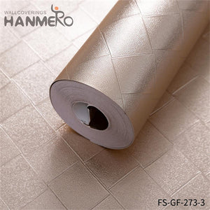 HANMERO online wallpaper for walls Nature Sense Geometric Embossing Modern Living Room 0.53*10M PVC Gold Foil