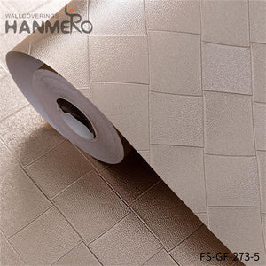 HANMERO online wallpaper for walls Nature Sense Geometric Embossing Modern Living Room 0.53*10M PVC Gold Foil