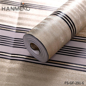 HANMERO wallpaper on wall design Nature Sense Geometric Embossing Modern Living Room 0.53*10M PVC Gold Foil