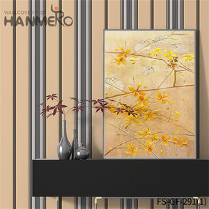 HANMERO wallpaper on wall design Nature Sense Geometric Embossing Modern Living Room 0.53*10M PVC Gold Foil