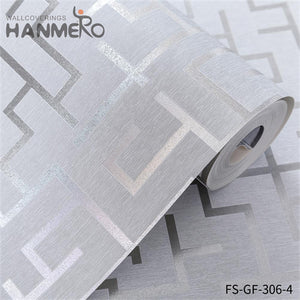 HANMERO decorate wall with paper Nature Sense Geometric Embossing Modern Living Room 0.53*10M PVC Gold Foil