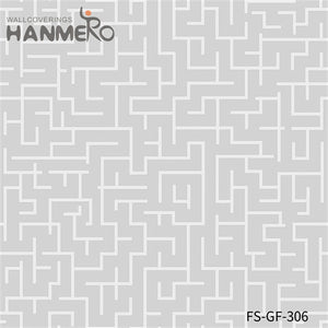 HANMERO decorate wall with paper Nature Sense Geometric Embossing Modern Living Room 0.53*10M PVC Gold Foil