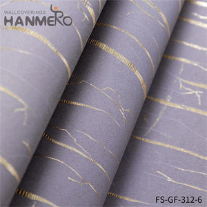 HANMERO wallpaper design room Nature Sense Geometric Embossing Modern Living Room 0.53*10M PVC Gold Foil