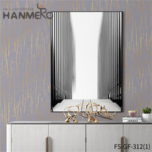 Load image into Gallery viewer, HANMERO wallpaper design room Nature Sense Geometric Embossing Modern Living Room 0.53*10M PVC Gold Foil
