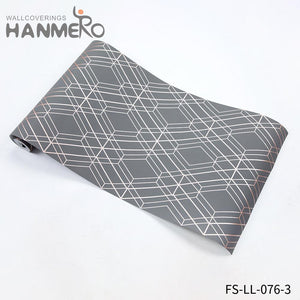 HANMERO High Quality Non-woven Geometric Deep Embossed Home where to shop for wallpaper Modern