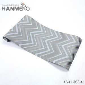 HANMERO High Quality Non-woven Geometric Modern Home wallpaper grey and yellow Deep Embossed