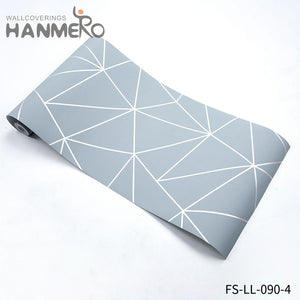 HANMERO designs of wallpapers for bedrooms High Quality Geometric Deep Embossed Modern Home Non-woven