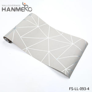 HANMERO designs of wallpapers for bedrooms High Quality Geometric Deep Embossed Modern Home Non-woven