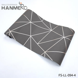 HANMERO designs of wallpapers for bedrooms High Quality Geometric Deep Embossed Modern Home Non-woven