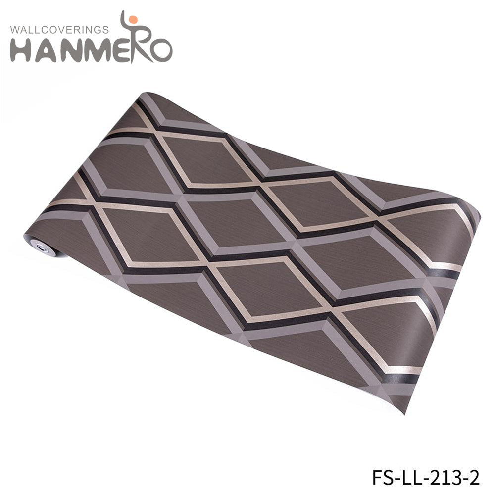 HANMERO Non-woven wall wallpaper Geometric Deep Embossed Modern Household Fancy