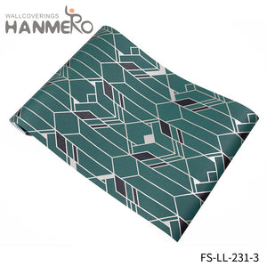 HANMERO Non-woven Fancy Geometric Household Modern Deep Embossed wallpaper for homes decorating