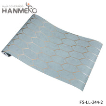 Load image into Gallery viewer, HANMERO Non-woven Fancy Geometric Modern Deep Embossed Household modern home wallpaper
