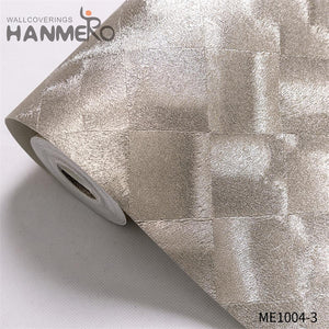 HANMERO PVC Gold Foil Professional Supplier wallpaper samples Embossing Modern Theatres 0.53*10M Geometric