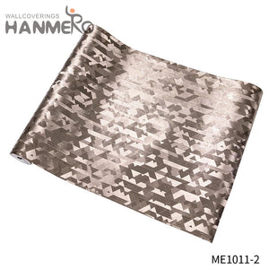 HANMERO PVC Gold Foil Professional Supplier Geometric Embossing wallpaper shops Theatres 0.53*10M Modern