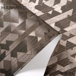 HANMERO PVC Gold Foil Professional Supplier Geometric Embossing wallpaper shops Theatres 0.53*10M Modern