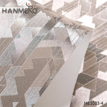 Load image into Gallery viewer, HANMERO PVC Gold Foil Professional Supplier Geometric Embossing Modern Theatres design wallpaper 0.53*10M
