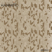 Load image into Gallery viewer, HANMERO PVC Gold Foil Professional Supplier Geometric Embossing Modern Theatres design wallpaper 0.53*10M
