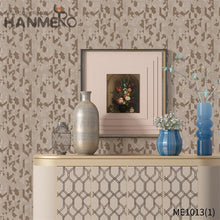 Load image into Gallery viewer, HANMERO PVC Gold Foil Professional Supplier Geometric Embossing Modern Theatres design wallpaper 0.53*10M
