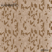 Load image into Gallery viewer, HANMERO 0.53*10M Professional Supplier Geometric Embossing Modern Theatres PVC Gold Foil latest wallpaper
