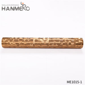 HANMERO PVC Gold Foil 0.53*10M Geometric Embossing Modern Theatres Professional Supplier wallpaper designer