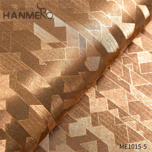 Load image into Gallery viewer, HANMERO PVC Gold Foil 0.53*10M Geometric Embossing Modern Theatres Professional Supplier wallpaper designer
