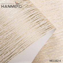 Load image into Gallery viewer, HANMERO simple wallpaper designs for walls Professional Supplier Geometric Embossing Modern Theatres 0.53*10M PVC Gold Foil
