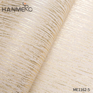 HANMERO simple wallpaper designs for walls Professional Supplier Geometric Embossing Modern Theatres 0.53*10M PVC Gold Foil