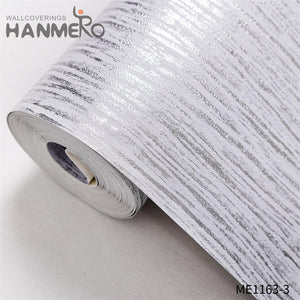 HANMERO black wallpaper design Professional Supplier Geometric Embossing Modern Theatres 0.53*10M PVC Gold Foil