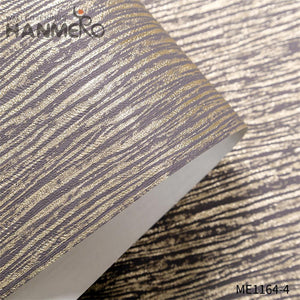 HANMERO wallpaper of room Professional Supplier Geometric Embossing Modern Theatres 0.53*10M PVC Gold Foil