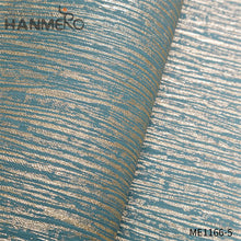 Load image into Gallery viewer, HANMERO wall papers for walls Professional Supplier Geometric Embossing Modern Theatres 0.53*10M PVC Gold Foil
