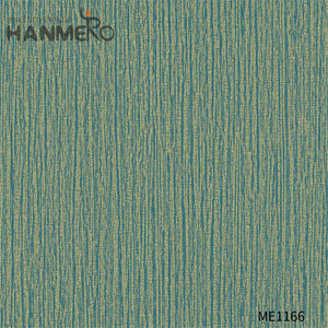 HANMERO wall papers for walls Professional Supplier Geometric Embossing Modern Theatres 0.53*10M PVC Gold Foil